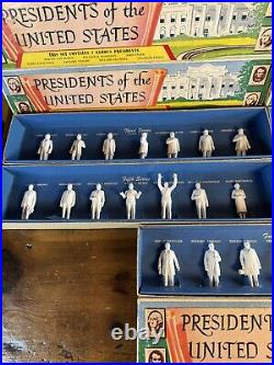 Louis Marx 1950's Presidents Of The United States Complete 5 box set. Vintage