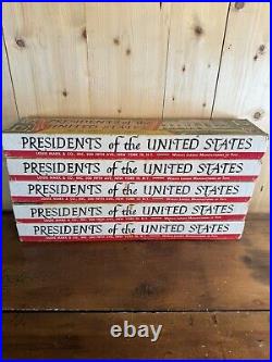 Louis Marx 1950's Presidents Of The United States Complete 5 box set. Vintage