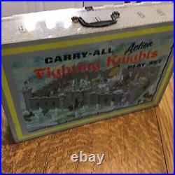 Louis Marx 1968 Carry All Fighting Knights Action PLAY Set