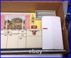 Louis Marx & Company 1950's Modern Kitchen Set with Original Box