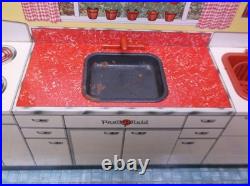 Louis Marx & Company 1950's Modern Kitchen Set with Original Box