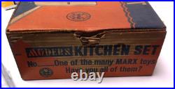 Louis Marx & Company 1950's Modern Kitchen Set with Original Box