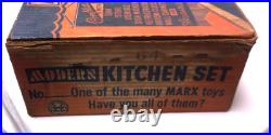 Louis Marx & Company 1950's Modern Kitchen Set with Original Box