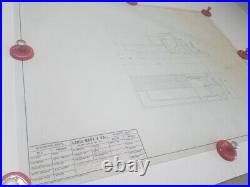 Louis Marx Orig Drawing 2055-1 Stake Truck Pencil/vellum Genuine Rare