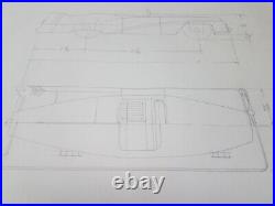 Louis Marx Orig Drawing 2055-12 Plastic Sport Car Pencil/vellum Genuine Rare