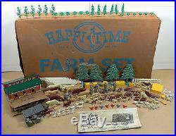 Louis Marx Sears Roebuck Happi Time Farm Playset #3950, Partial Play Set in Box