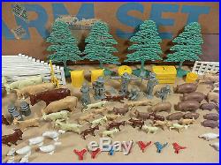 Louis Marx Sears Roebuck Happi Time Farm Playset #3950, Partial Play Set in Box