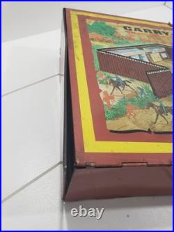 Louis Marx Vintage Fort Apache Carry-All Play Set Style 4685 Western Cowboys