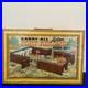 Louis Marx Vtg Fort Apache CarryAll Play Set 4685 Western Cowboys with 106 pieces