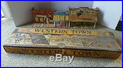 Louis Marx Western Town with Original box, plus