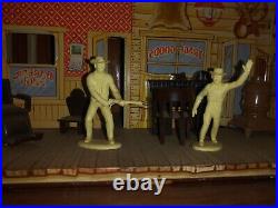 Lucas & Mark McCain Vintage MARX RIFLEMAN figures 54 MM Great Condition