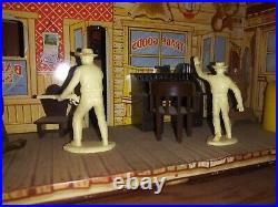 Lucas & Mark McCain Vintage MARX RIFLEMAN figures 54 MM Great Condition