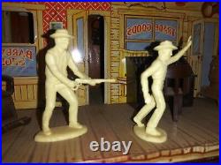 Lucas & Mark McCain Vintage MARX RIFLEMAN figures 54 MM Great Condition