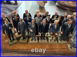 M Marx Toys 1960s Vintage Plastic Figures U. S. Presidents complete set of 45