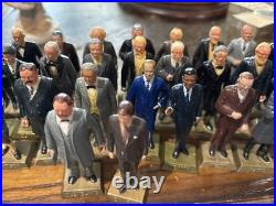M Marx Toys 1960s Vintage Plastic Figures U. S. Presidents complete set of 45
