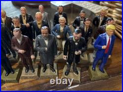 M Marx Toys 1960s Vintage Plastic Figures U. S. Presidents complete set of 45