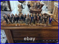 M Marx Toys 1960s Vintage Plastic Figures U. S. Presidents complete set of 45