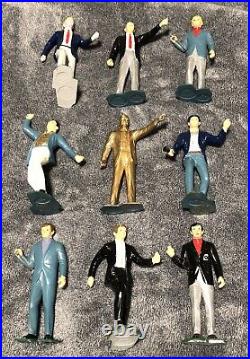 MAN FROM U. N. C. L. E. Vintage MARX Figures Lot Plastic 60's ILLYA KURYAKIN, SOLO