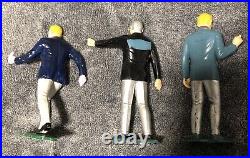 MAN FROM U. N. C. L. E. Vintage MARX Figures Lot Plastic 60's ILLYA KURYAKIN, SOLO