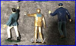 MAN FROM U. N. C. L. E. Vintage MARX Figures Lot Plastic 60's ILLYA KURYAKIN, SOLO