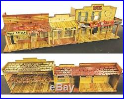 MARX 1950's Roy Rogers Mineral City Western Town, Ranch & Cabin Play sets & MORE