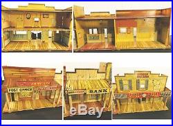 MARX 1950's Roy Rogers Mineral City Western Town, Ranch & Cabin Play sets & MORE