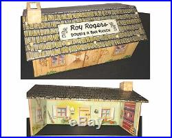 MARX 1950's Roy Rogers Mineral City Western Town, Ranch & Cabin Play sets & MORE