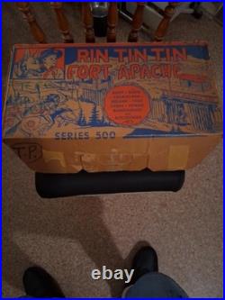 MARX 1955 Rin Tin Tin Ft. Apache #3657 Series 500 Orig. Box View All Pictures