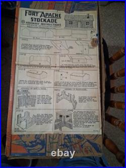 MARX 1955 Rin Tin Tin Ft. Apache #3657 Series 500 Orig. Box View All Pictures