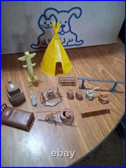 MARX 1955 Rin Tin Tin Ft. Apache #3657 Series 500 Orig. Box View All Pictures