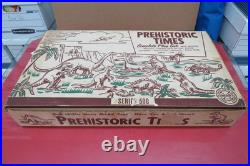 MARX 1958 Prehistoric Times Play Set #3391 Series 500 (Complete + BONUS) EX