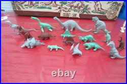 MARX 1958 Prehistoric Times Play Set #3391 Series 500 (Complete + BONUS) EX