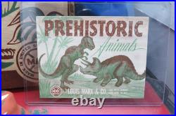 MARX 1958 Prehistoric Times Play Set #3391 Series 500 (Complete + BONUS) EX