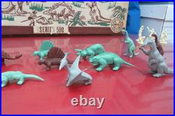 MARX 1958 Prehistoric Times Play Set #3391 Series 500 (Complete + BONUS) EX