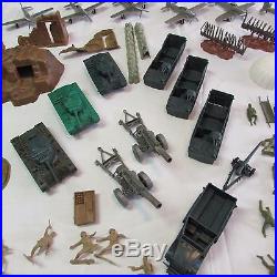MARX 1960-70's Iwo Jima/Battleground Playset Large Lot of Pieces