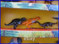 MARX 1960 Line-Mar Elegant ANIMAL tin metal figures Complete Set in Display Box MARX 1960 Line-Mar Elegant ANIMAL tin metal figures Complete Set in Display Box