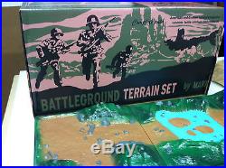 Marx 1966 Battleground Terrain Playset