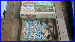 MARX 1972 CIVIL WAR Blue & Gray HERITAGE Playset BOX with playset figures