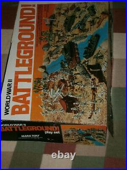 MARX 4204 Battleground playet 100% complete and in GREAT shape