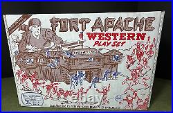 MARX 54MM Fort Apache 4501 complete playset with Extra figures more