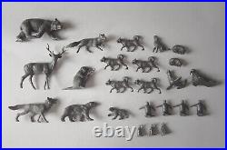 MARX ALASKA PLAYSET Eskimos Explorer Igloos Accesories Artic Animals Rocks Polar