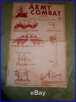 MARX Army Combat 6019 playset Great Shape