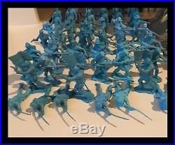 MARX BATTLE OF THE BLUE & GRAY PLAY SET- 1959 No. 4760 98% COMPLETE IN BOX