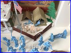 MARX BATTLE OF THE BLUE & GRAY PLAY SET No. 4658 99% VG WithBOX MUST SEE SET