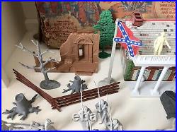 MARX BATTLE OF THE BLUE & GRAY PLAY SET No. 4658 99% VG WithBOX MUST SEE SET