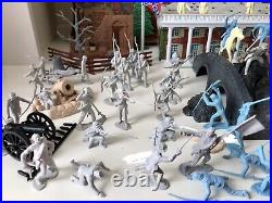 MARX BATTLE OF THE BLUE & GRAY PLAY SET No. 4658 99% VG WithBOX MUST SEE SET
