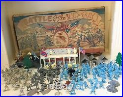 MARX BATTLE OF THE BLUE & GRAY PLAY SET No. 4760 SERIES 2000 1959 95%