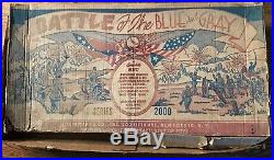 MARX BATTLE OF THE BLUE & GRAY PLAY SET No. 4760 SERIES 2000 1959 95%
