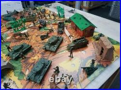 MARX BATTLE OF THE BULGE PLAYSET CONCEPT SET WithBOX MUST SEE! HANDMADE