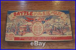 MARX BATTLE of the BLUE & GRAY No. 4745 with Orig. Box, Soldiers Cannons 1959